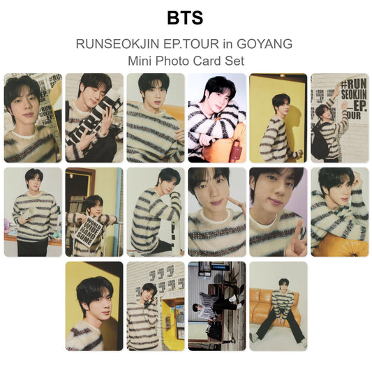 BTS RUNSEOKJIN EP.TOUR in GOYANG Mini Photo Card Set Official Photocard