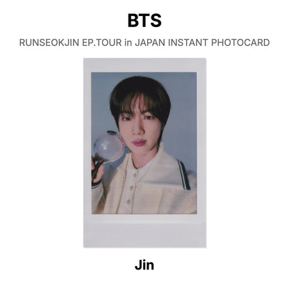 BTS RUNSEOKJIN EP.TOUR in JAPAN INSTANT PHOTOCARD Offizielle Photocard