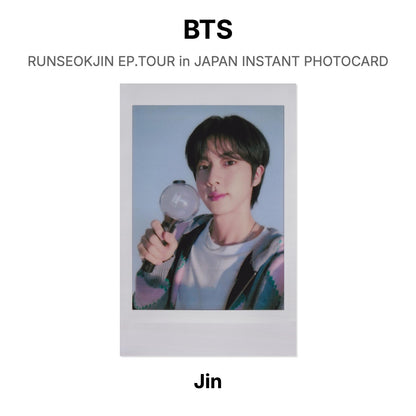 BTS RUNSEOKJIN EP.TOUR in JAPAN INSTANT PHOTOCARD Offizielle Photocard