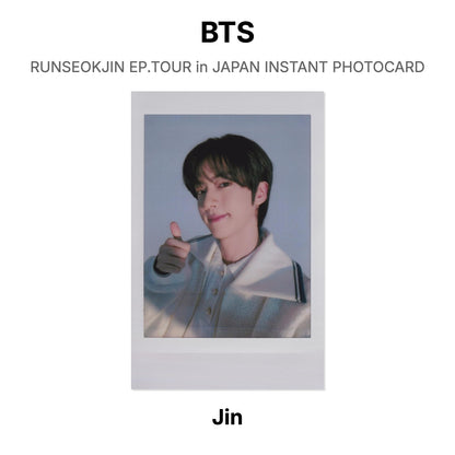 BTS RUNSEOKJIN EP.TOUR in JAPAN INSTANT PHOTOCARD Offizielle Photocard