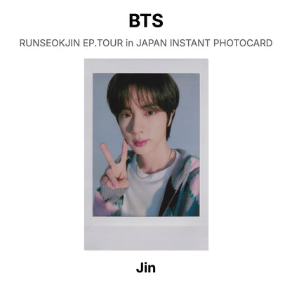BTS RUNSEOKJIN EP.TOUR in JAPAN INSTANT PHOTOCARD Offizielle Photocard