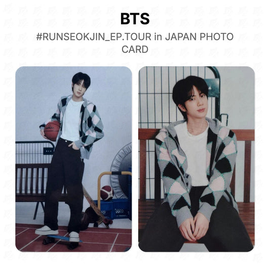 BTS #RUNSEOKJIN_EP.TOUR in JAPAN PHOTO CARD Official Photocard