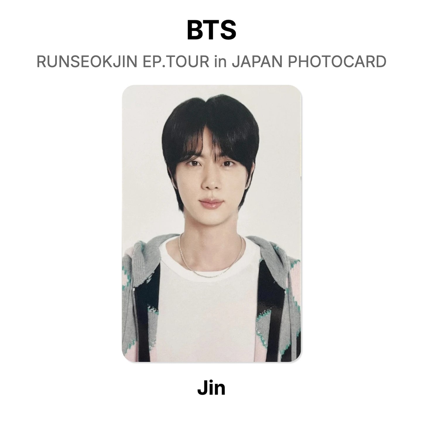 BTS RUNSEOKJIN EP.TOUR in JAPAN PHOTOCARD Official Photocard