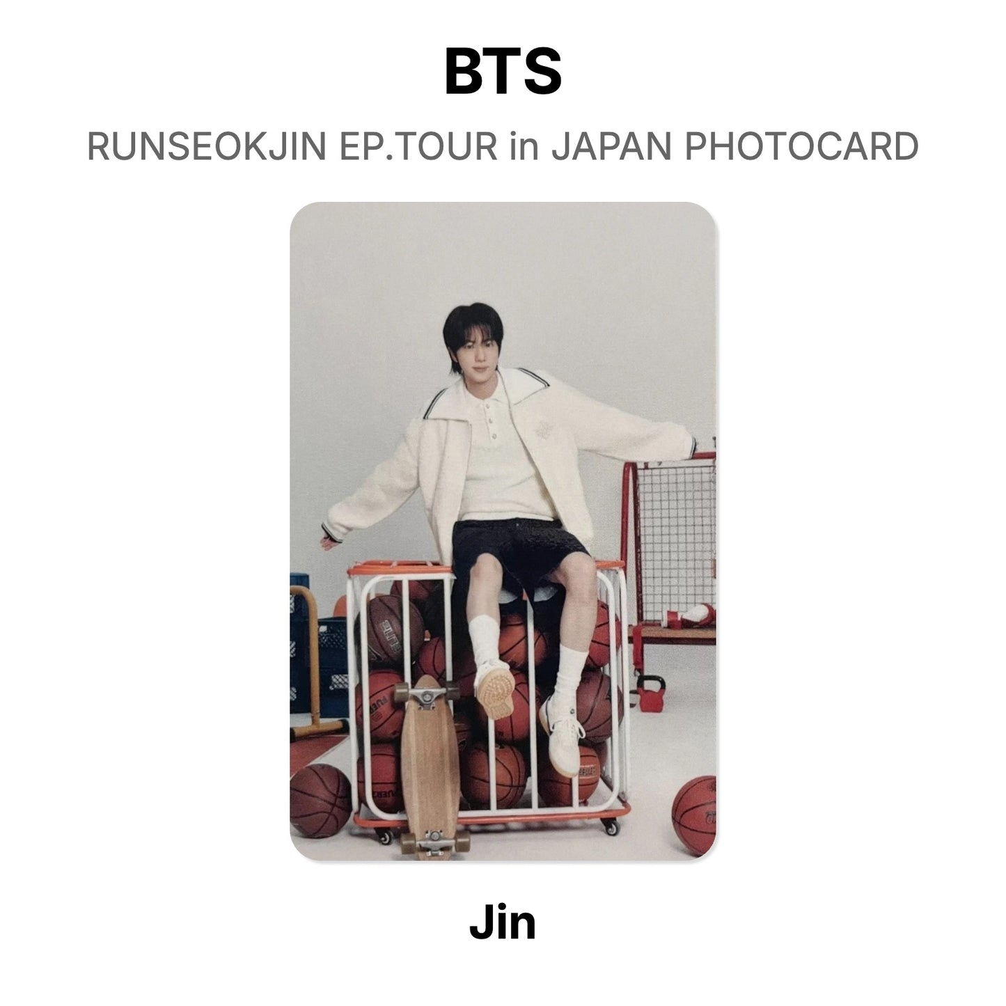 BTS RUNSEOKJIN EP.TOUR in JAPAN PHOTOCARD Official Photocard