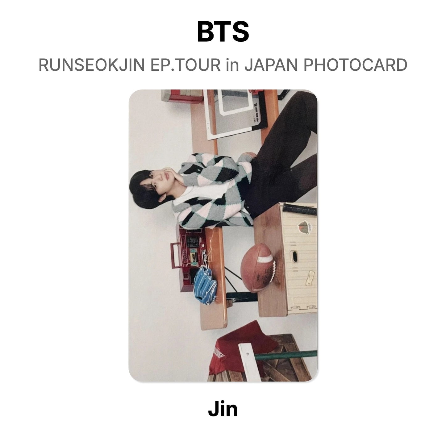 BTS RUNSEOKJIN EP.TOUR in JAPAN PHOTOCARD Official Photocard