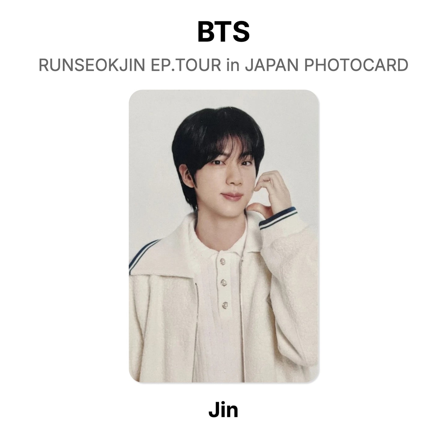BTS RUNSEOKJIN EP.TOUR in JAPAN PHOTOCARD Official Photocard