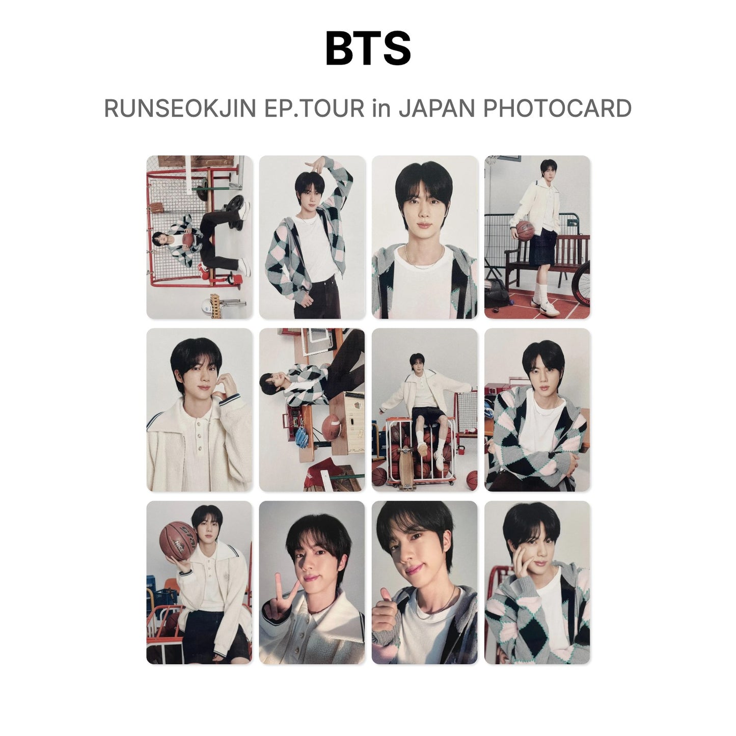 BTS RUNSEOKJIN EP.TOUR in JAPAN PHOTOCARD Official Photocard