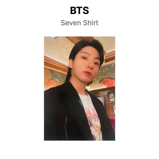 BTS Seven Shirt photocard officielle