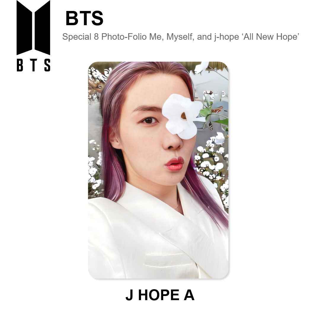 BTS Special 8 Photo-Folio Me, Myself, and j-hope ‘All New Hope’ Offizielle Photocard
