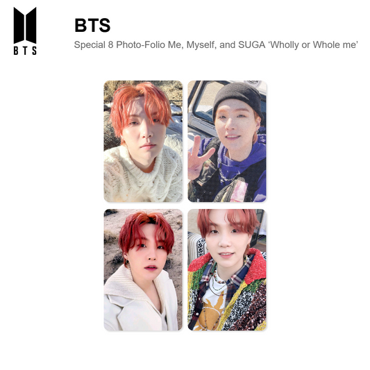 BTS Special 8 Photo-Folio Me, Myself, and SUGA ‘Wholly or Whole me’ photocard officielle
