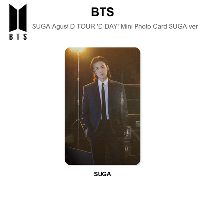 BTS SUGA | Agust D TOUR 'D-DAY' Mini Photo Card SUGA ver. Offizielle Photocard