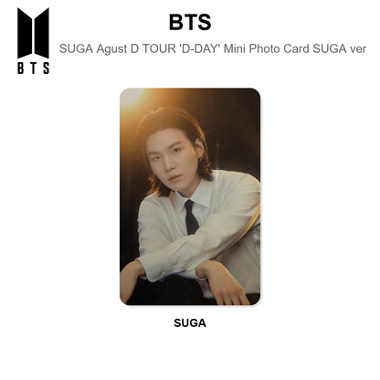 BTS SUGA | Agust D TOUR 'D-DAY' Mini Photo Card SUGA ver. Offizielle Photocard