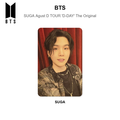 BTS SUGA | Agust D TOUR 'D-DAY' The Original Offizielle Photocard