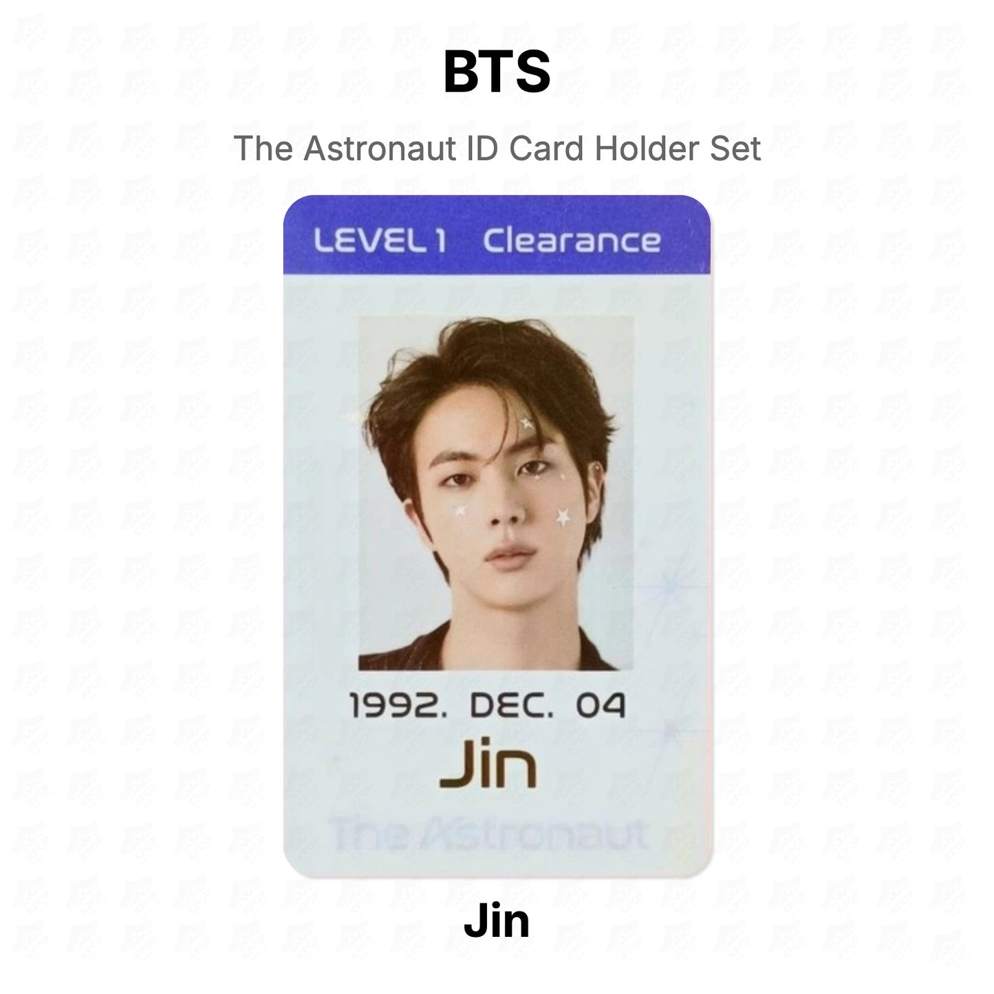 BTS The Astronaut ID Card Holder Set Official Photocard