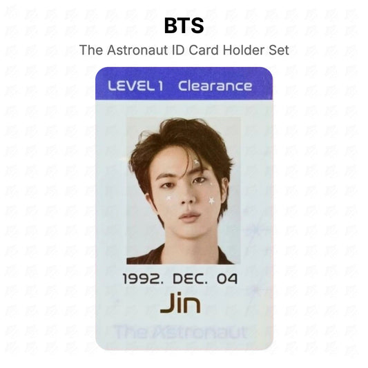 BTS The Astronaut ID Card Holder Set Official Photocard