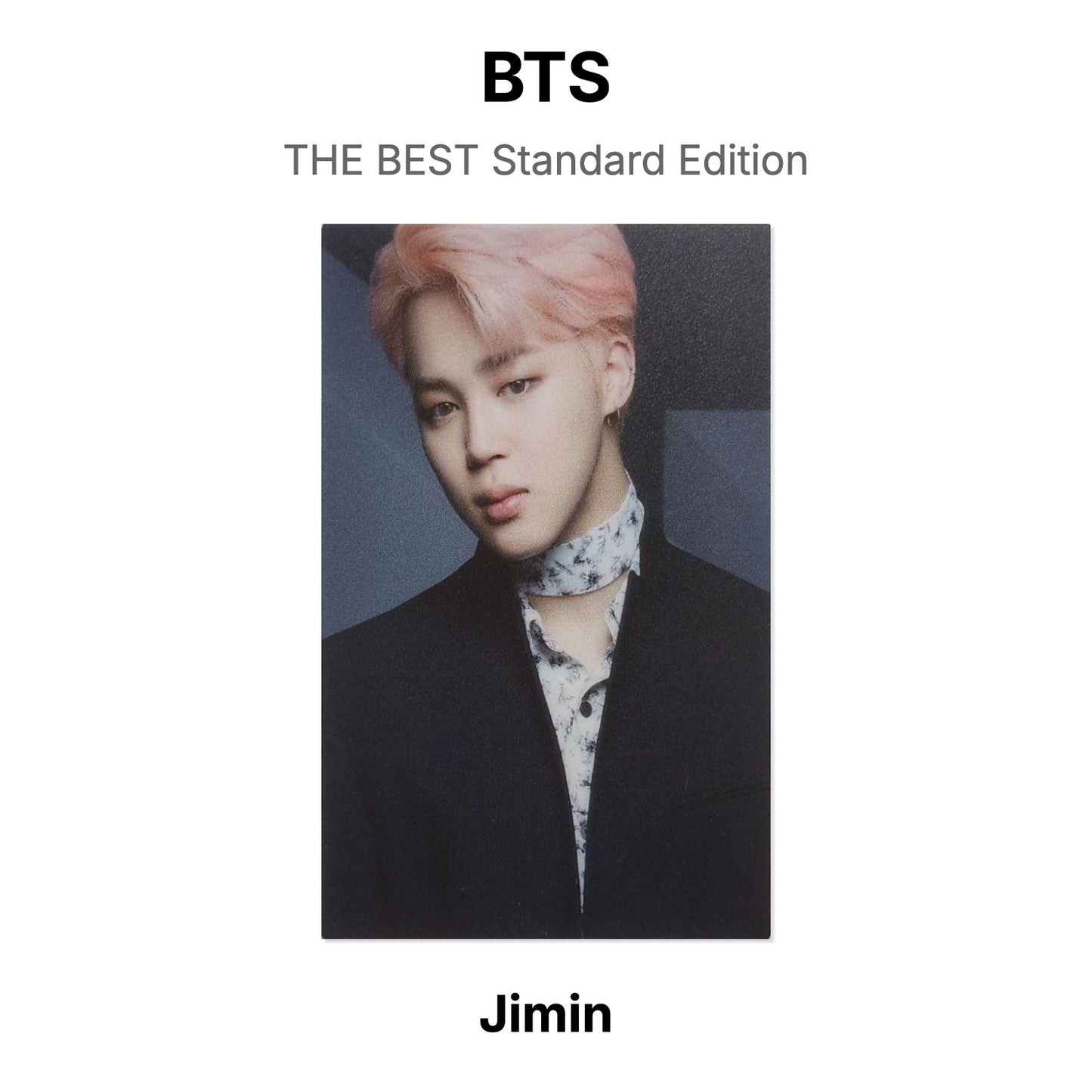 BTS THE BEST Standard Edition Official Photocard