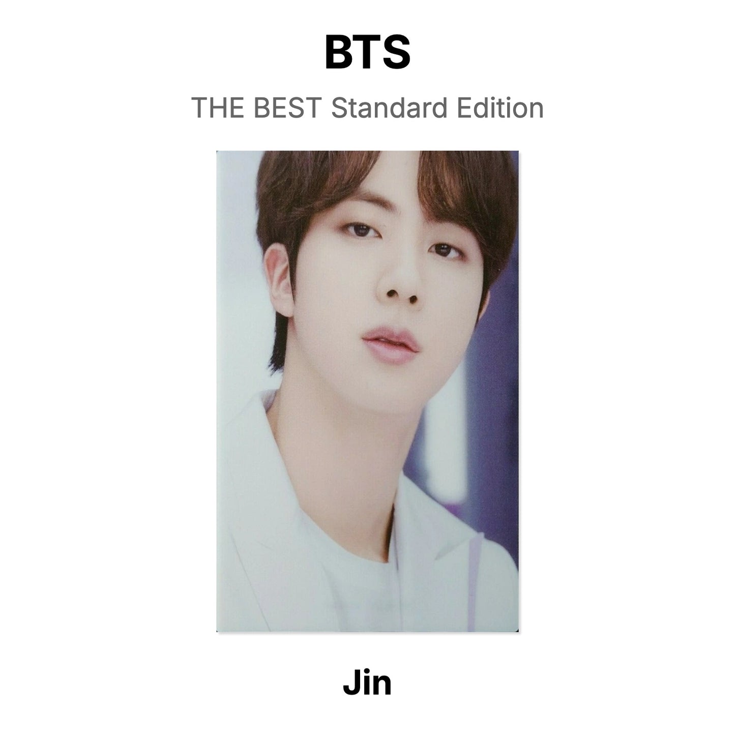 BTS THE BEST Standard Edition Official Photocard