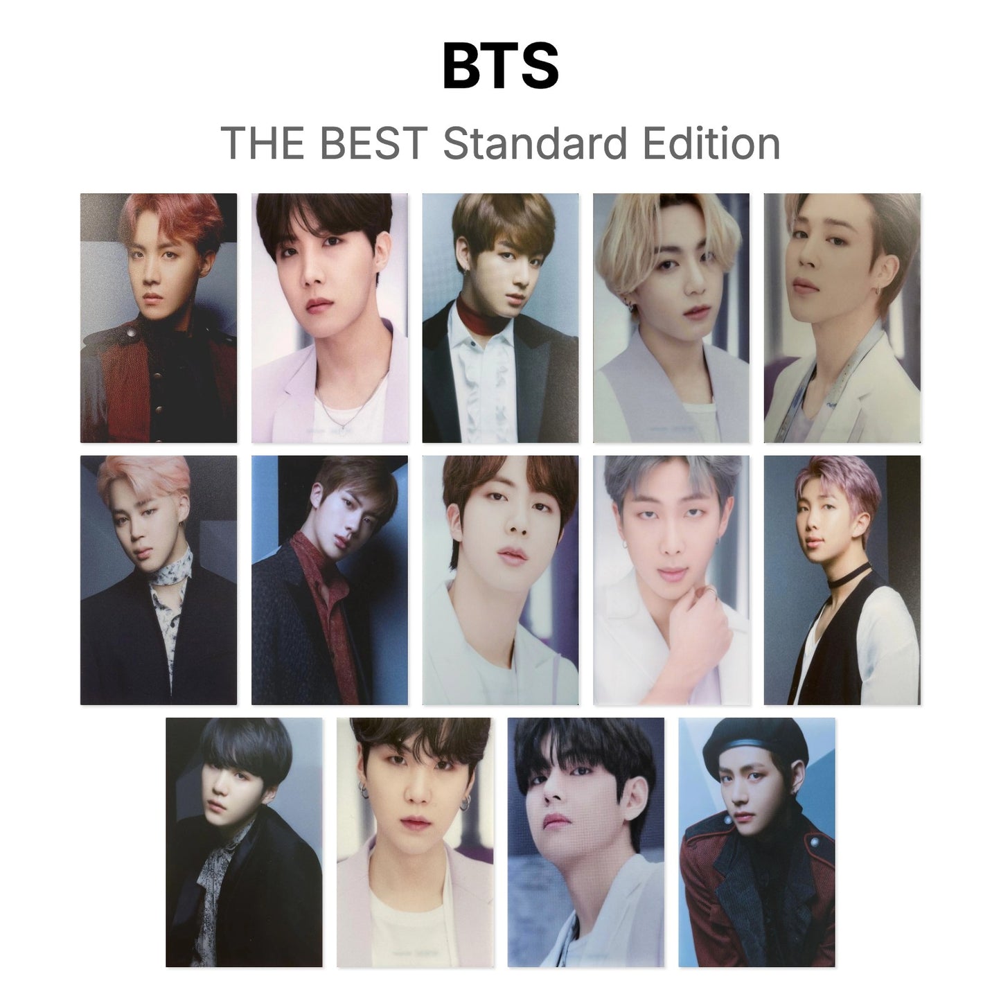 BTS THE BEST Standard Edition Official Photocard
