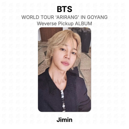 BTS WORLD TOUR 'ARIRANG' IN GOYANG Weverse Pickup ALBUM Official Photocard
