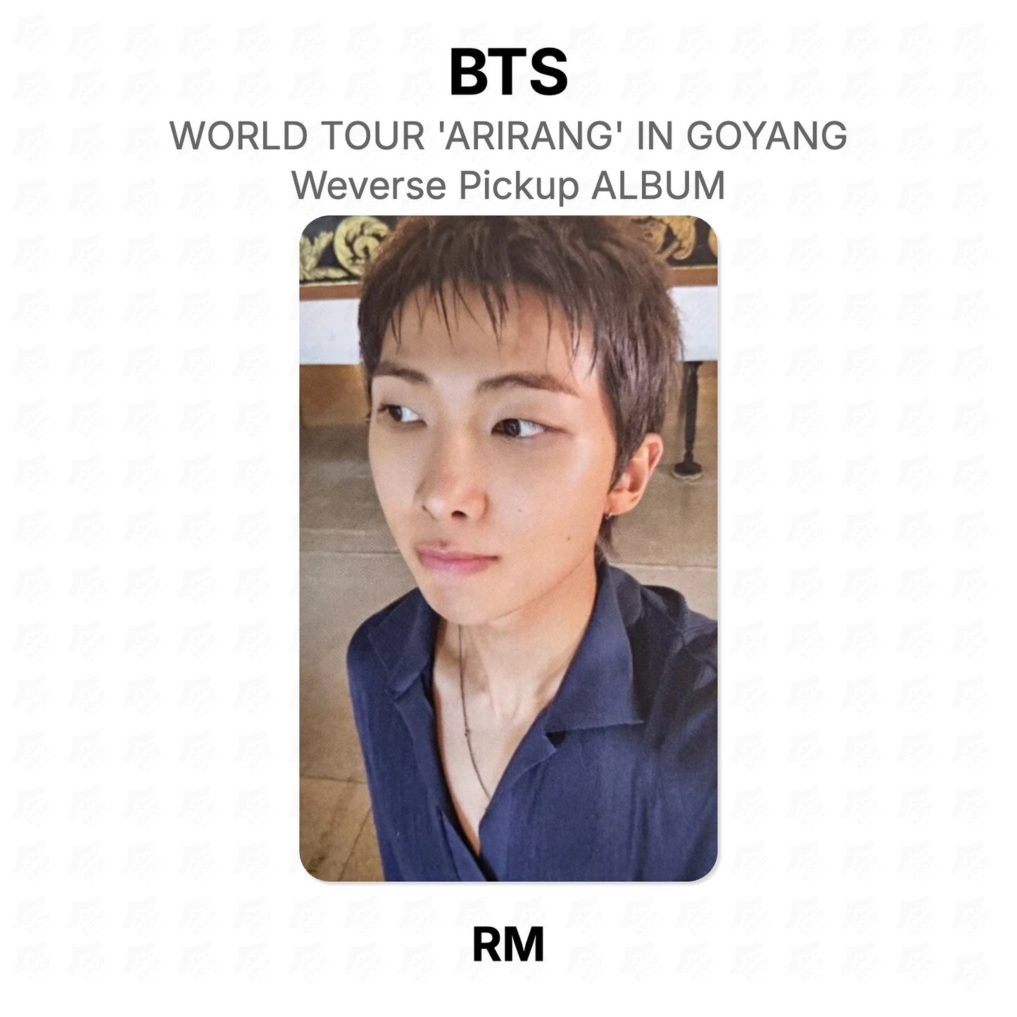BTS WORLD TOUR 'ARIRANG' IN GOYANG Weverse Pickup ALBUM Official Photocard