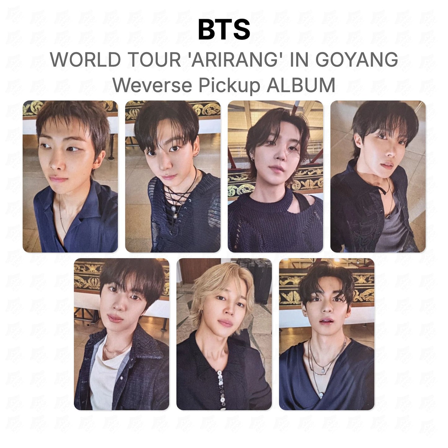 BTS WORLD TOUR 'ARIRANG' IN GOYANG Weverse Pickup ALBUM Official Photocard