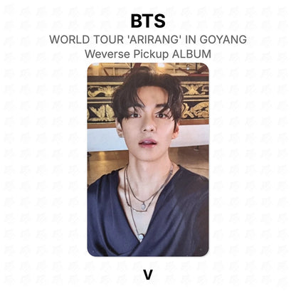 BTS WORLD TOUR 'ARIRANG' IN GOYANG Weverse Pickup ALBUM Official Photocard