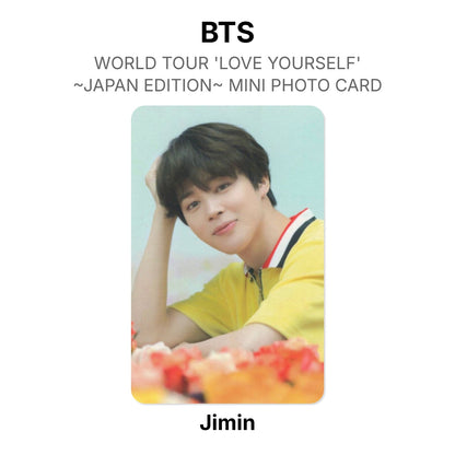 BTS WORLD TOUR 'LOVE YOURSELF'~JAPAN EDITION~ MINI PHOTO CARD photocard officielle