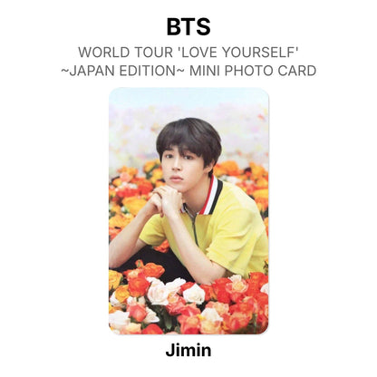 BTS WORLD TOUR 'LOVE YOURSELF'~JAPAN EDITION~ MINI PHOTO CARD photocard officielle