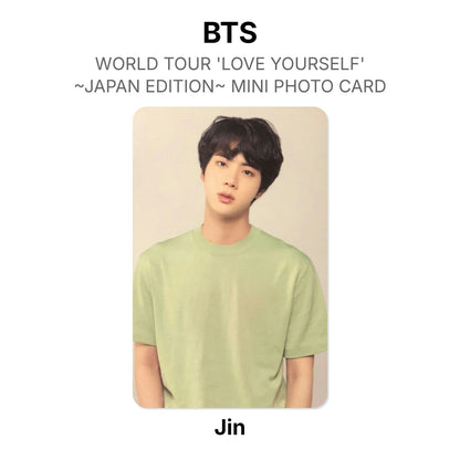 BTS WORLD TOUR 'LOVE YOURSELF'~JAPAN EDITION~ MINI PHOTO CARD photocard officielle