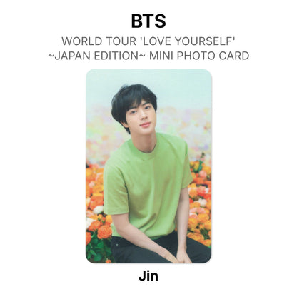 BTS WORLD TOUR 'LOVE YOURSELF'~JAPAN EDITION~ MINI PHOTO CARD photocard officielle