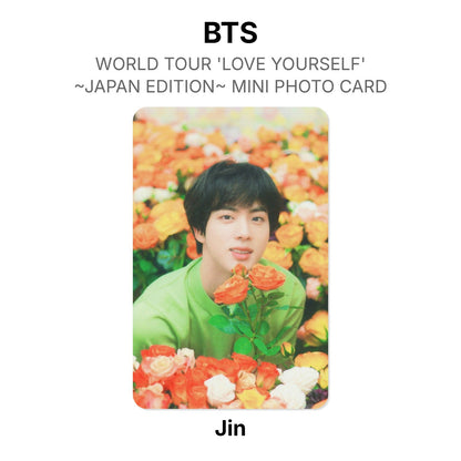 BTS WORLD TOUR 'LOVE YOURSELF'~JAPAN EDITION~ MINI PHOTO CARD photocard officielle