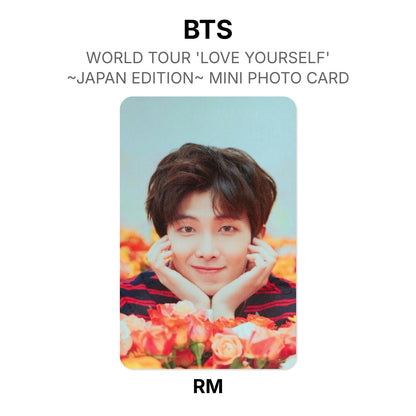 BTS WORLD TOUR 'LOVE YOURSELF'~JAPAN EDITION~ MINI PHOTO CARD photocard officielle