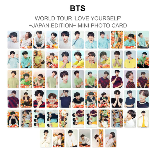 BTS WORLD TOUR 'LOVE YOURSELF'~JAPAN EDITION~ MINI PHOTO CARD официальная фотокарта