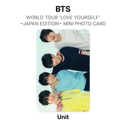 BTS WORLD TOUR 'LOVE YOURSELF'~JAPAN EDITION~ MINI PHOTO CARD photocard officielle