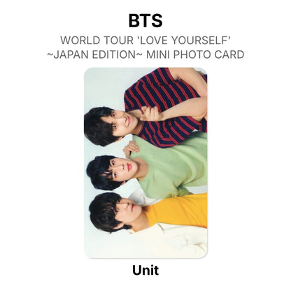 BTS WORLD TOUR 'LOVE YOURSELF'~JAPAN EDITION~ MINI PHOTO CARD photocard officielle