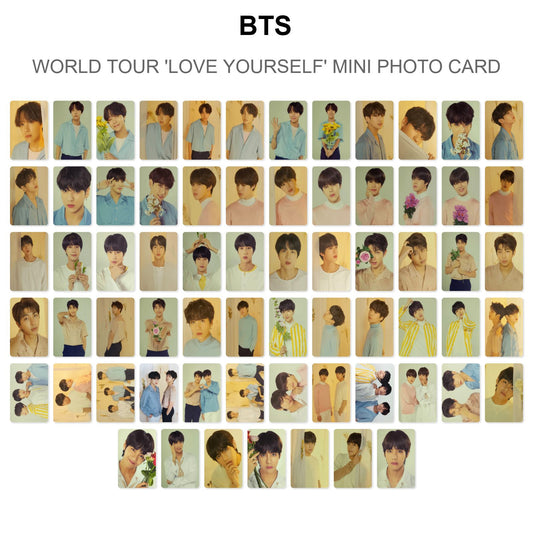 BTS WORLD TOUR 'LOVE YOURSELF' MINI PHOTO CARD официальная фотокарта