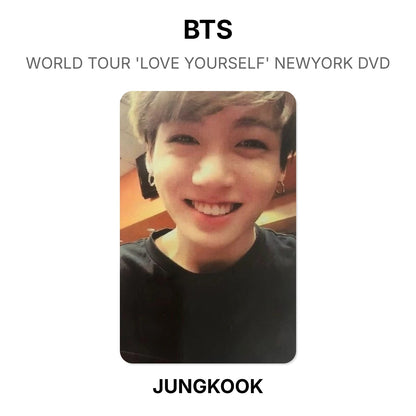 BTS WORLD TOUR 'LOVE YOURSELF' NEWYORK DVD Offizielle Photocard