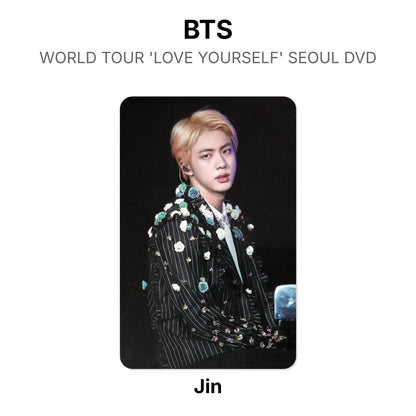 BTS WORLD TOUR 'LOVE YOURSELF' SEOUL DVD photocard ufficiale