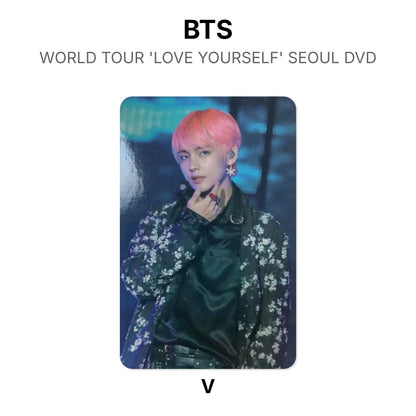 BTS WORLD TOUR 'LOVE YOURSELF' SEOUL DVD photocard ufficiale