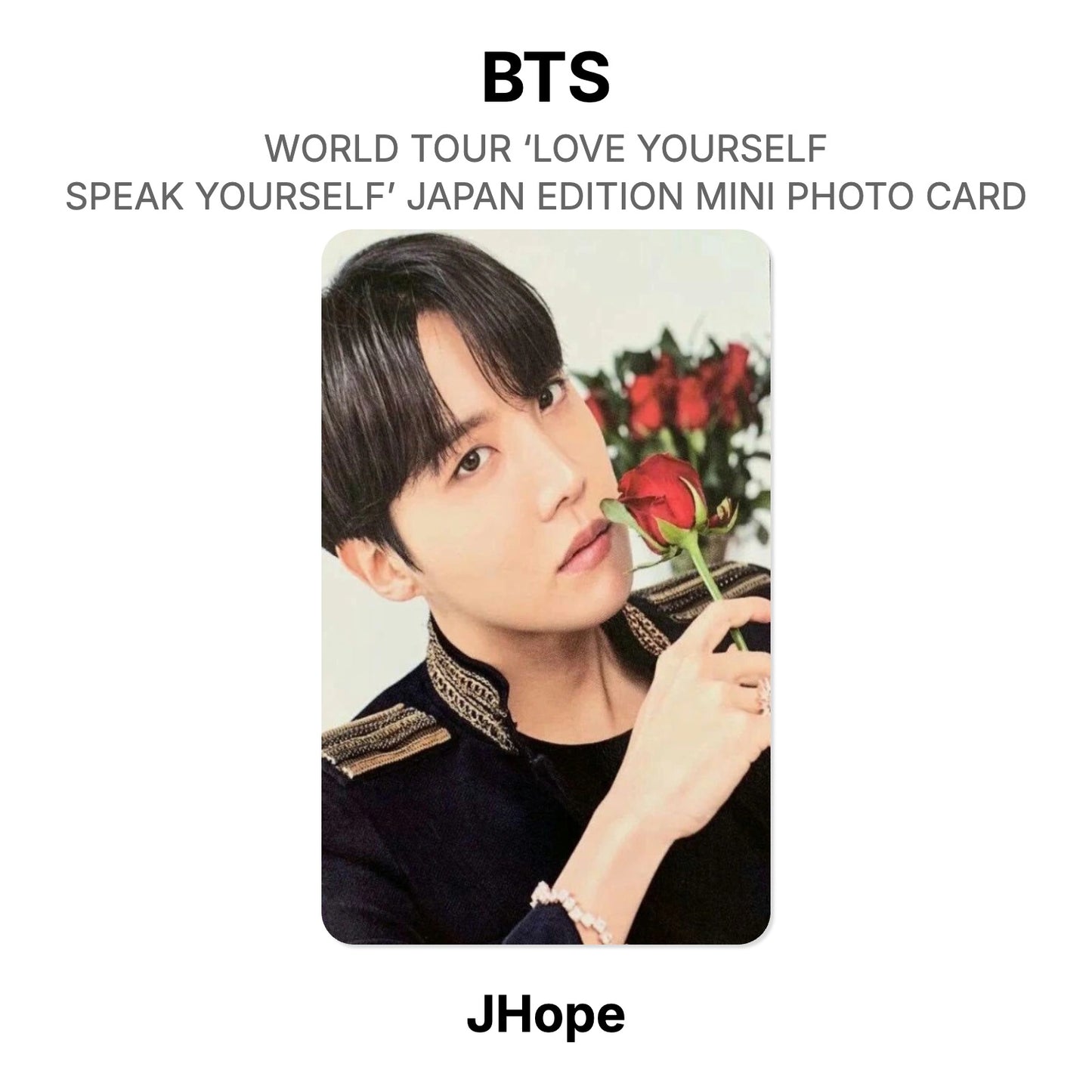 BTS WORLD TOUR ‘LOVE YOURSELF: SPEAK YOURSELF’- JAPAN EDITION MINI PHOTO CARD Official Photocard