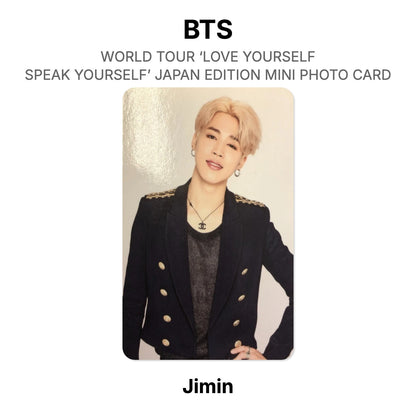 BTS WORLD TOUR ‘LOVE YOURSELF: SPEAK YOURSELF’- JAPAN EDITION MINI PHOTO CARD Official Photocard