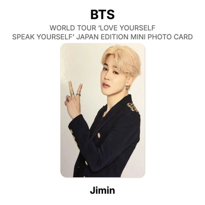 BTS WORLD TOUR ‘LOVE YOURSELF: SPEAK YOURSELF’- JAPAN EDITION MINI PHOTO CARD Official Photocard