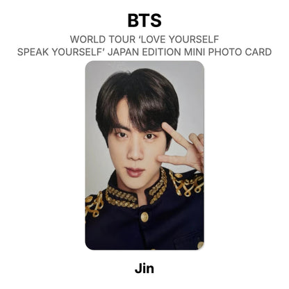BTS WORLD TOUR ‘LOVE YOURSELF: SPEAK YOURSELF’- JAPAN EDITION MINI PHOTO CARD Official Photocard