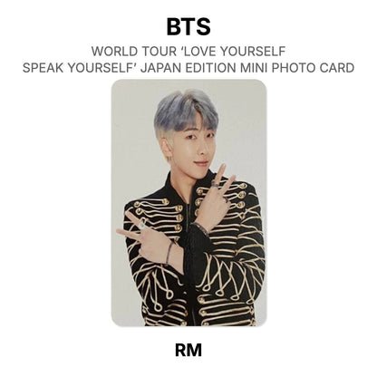 BTS WORLD TOUR ‘LOVE YOURSELF: SPEAK YOURSELF’- JAPAN EDITION MINI PHOTO CARD Official Photocard