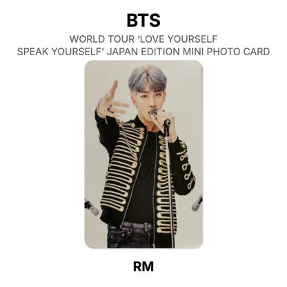 BTS WORLD TOUR ‘LOVE YOURSELF: SPEAK YOURSELF’- JAPAN EDITION MINI PHOTO CARD Official Photocard