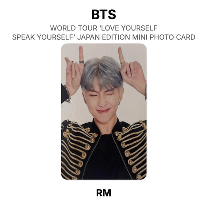 BTS WORLD TOUR ‘LOVE YOURSELF: SPEAK YOURSELF’- JAPAN EDITION MINI PHOTO CARD Official Photocard