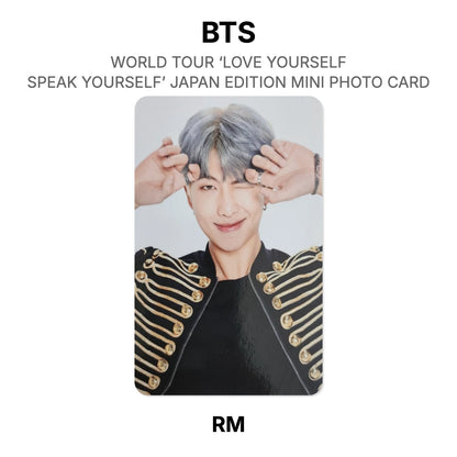 BTS WORLD TOUR ‘LOVE YOURSELF: SPEAK YOURSELF’- JAPAN EDITION MINI PHOTO CARD Official Photocard