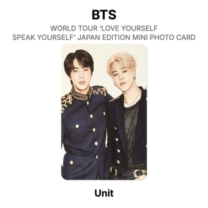 BTS WORLD TOUR ‘LOVE YOURSELF: SPEAK YOURSELF’- JAPAN EDITION MINI PHOTO CARD Official Photocard
