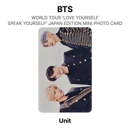 BTS WORLD TOUR ‘LOVE YOURSELF: SPEAK YOURSELF’- JAPAN EDITION MINI PHOTO CARD Official Photocard