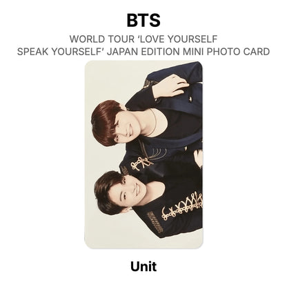 BTS WORLD TOUR ‘LOVE YOURSELF: SPEAK YOURSELF’- JAPAN EDITION MINI PHOTO CARD Official Photocard